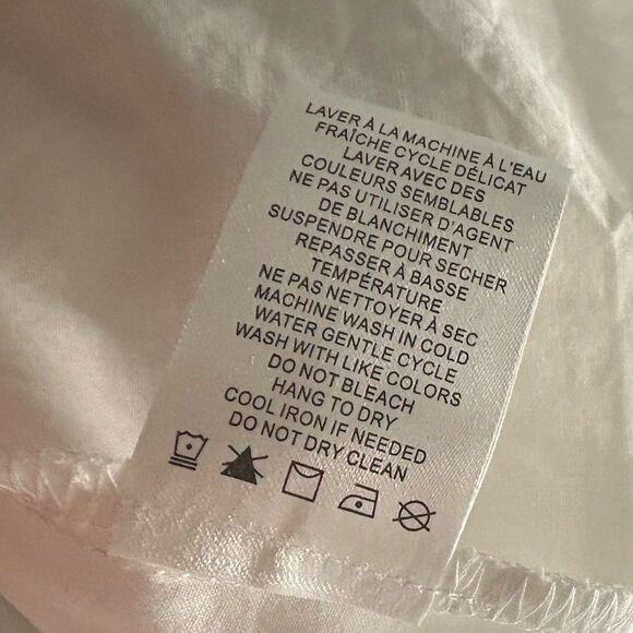 Christian Lacroix White Floral Lace Up Back Dress Size Small - Picture 8 of 9